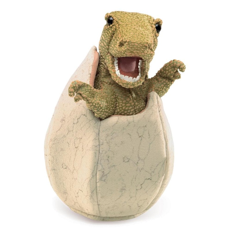 Dinosaur Egg Stuffed Animal Puppet
