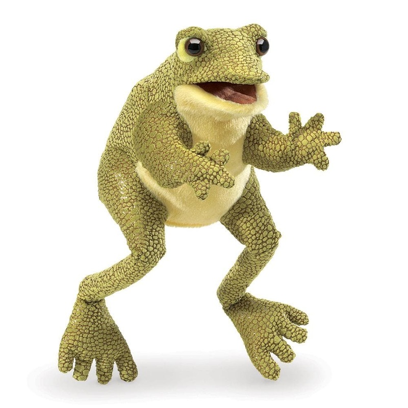 Funny Frog Stuffed Animal Puppet