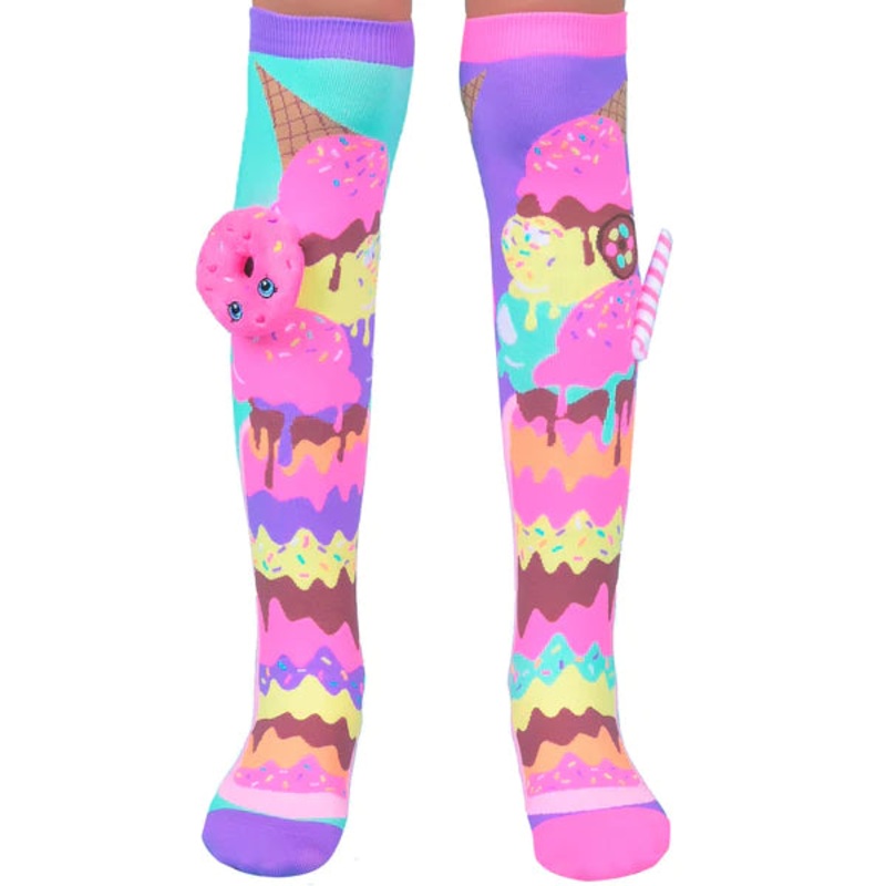Madmia Socks - MILKSHAKE TODDLER SOCKS W/ DONUT AND STRAW