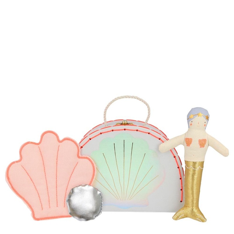 Mini Mermaid Suitcase and Doll