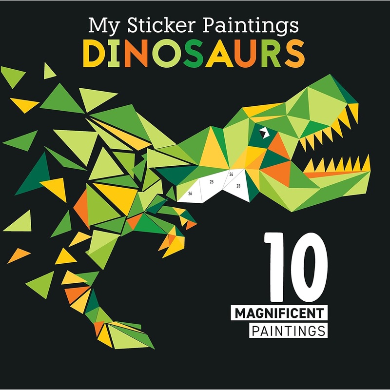 Activity Book - My Sticker Paintings: Dinosaurs