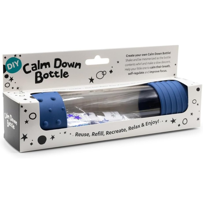 DIY Calm Down Bottle Blue