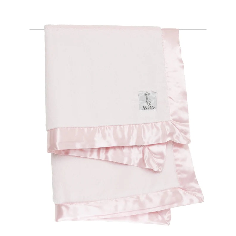 Little Giraffe - Luxe - Baby Blanket - Pink