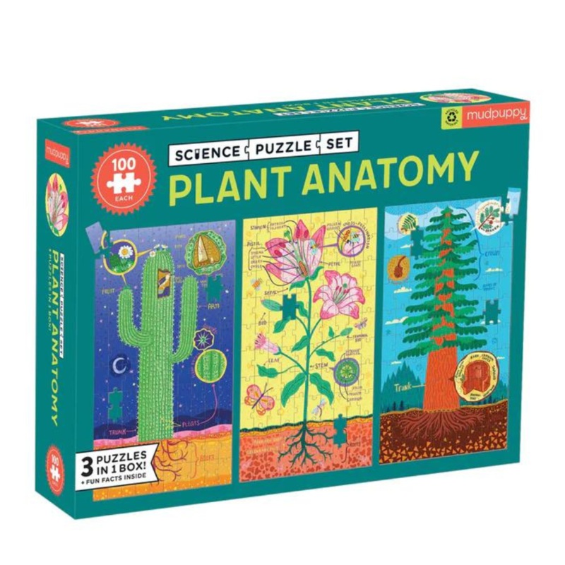 Puzzle Set Plant Anatomy (300pieces) (Mudpuppy)