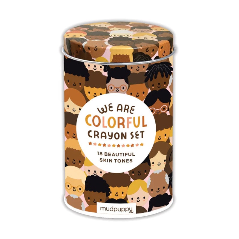 We are Colorful Skin ToneCrayon Tin (Mudpuppy)
