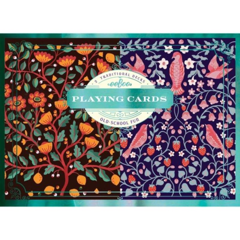 Birds & Flowers Playing Cards