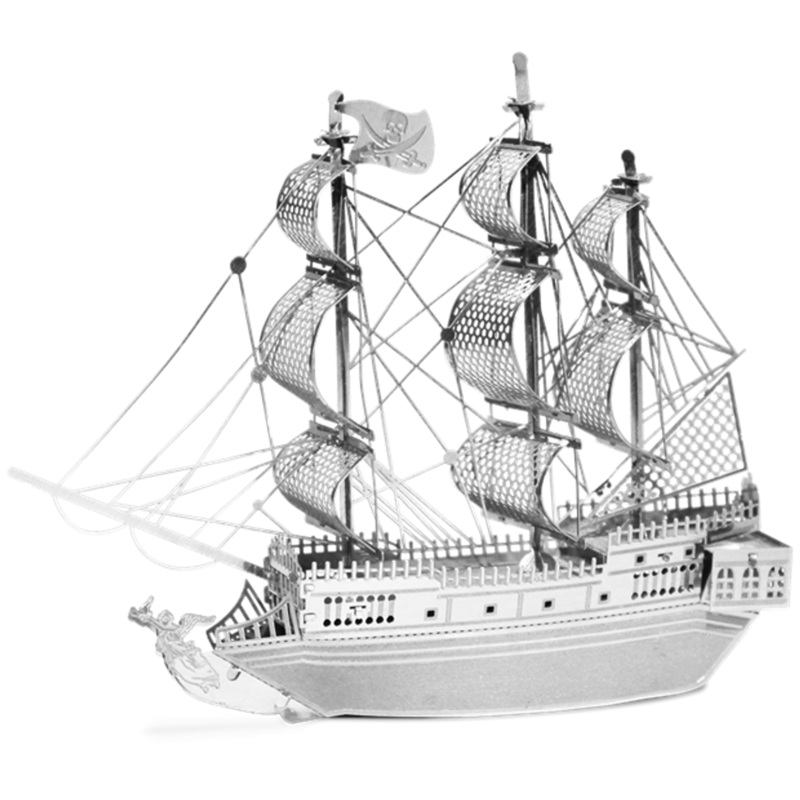 Black Pearl Ship Metal Assembly Kit