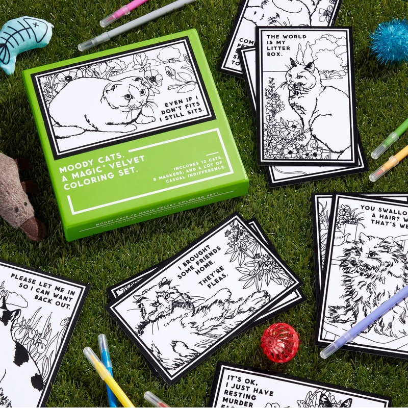 Coloring Set Moody Cats (BrassMonkey)