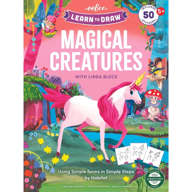 NEW: Learn to Draw MagicalCreatures w/stickers