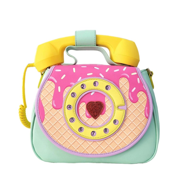 Ring Ring Phone Convertible Handbag - Ice Cream Dr