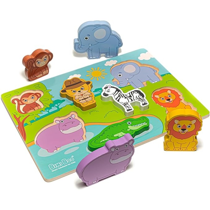 Wooden Chunky Safari Puzzle