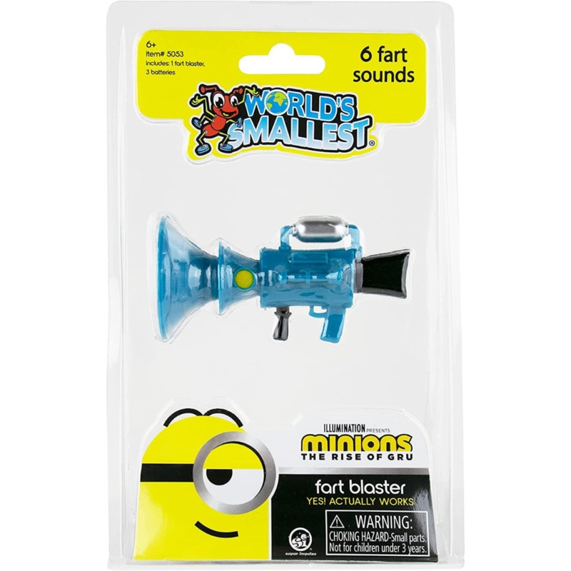 World's Smallest Minions Fart Blaster Toy