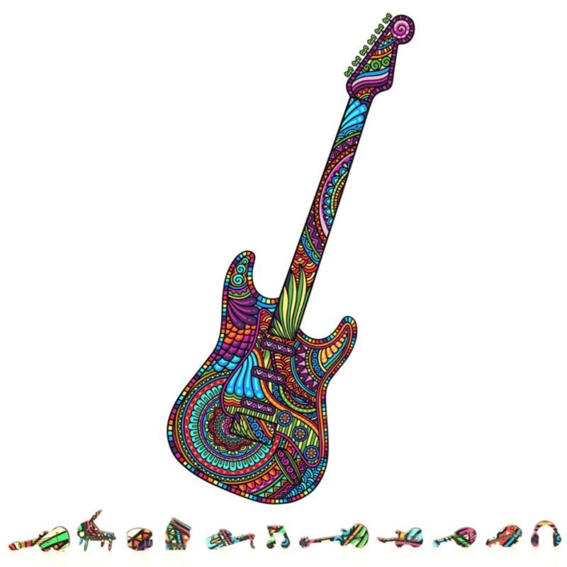 ZenChalet - Guitar - 200 PC Puzzle