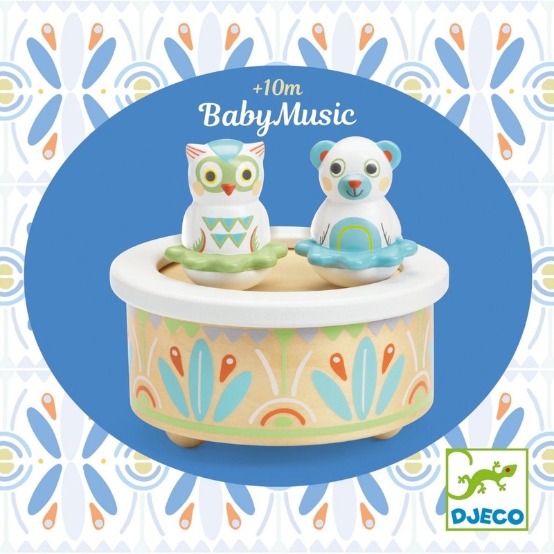 Baby White Baby Music Box