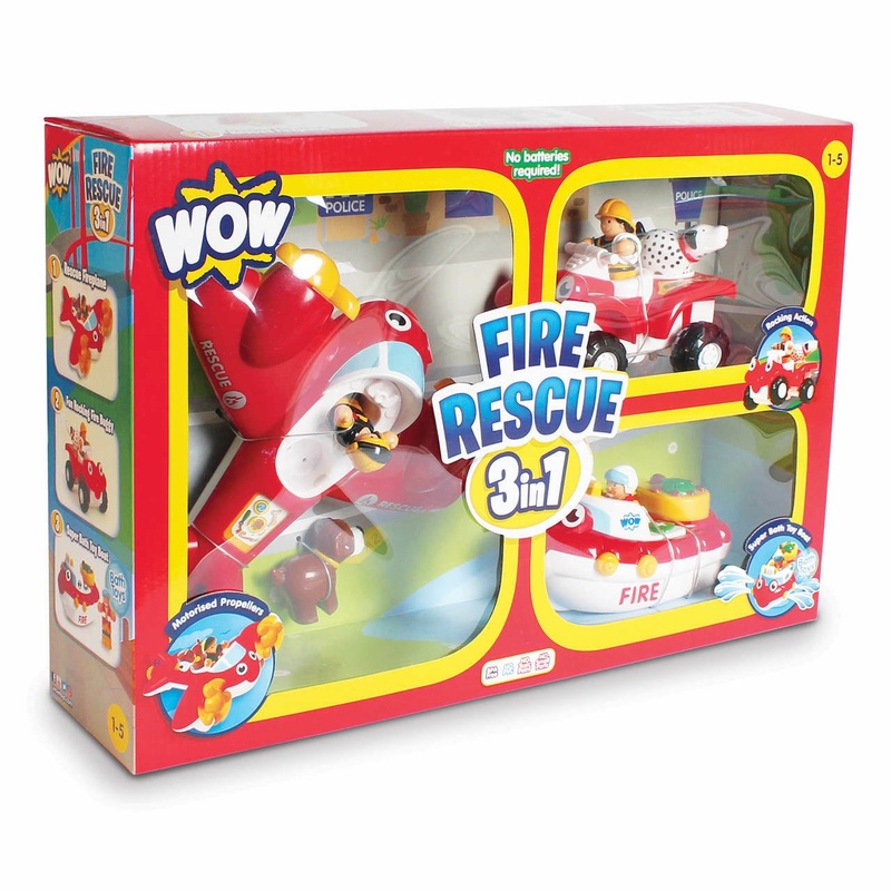 Fire Rescue 3-in-1 Set