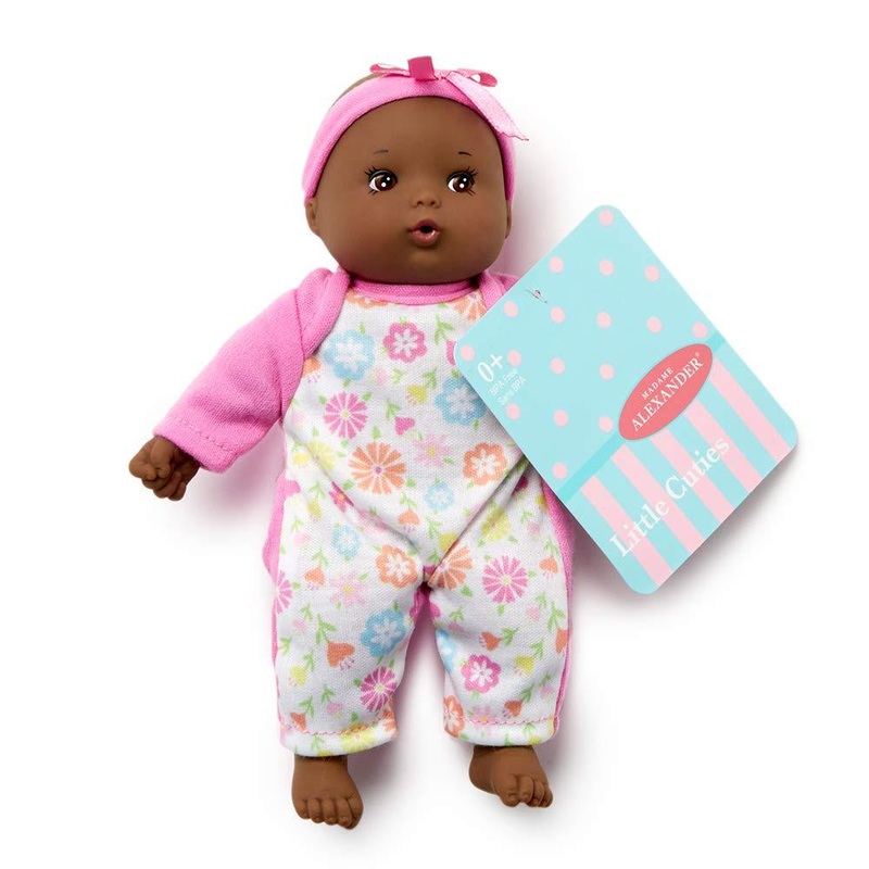 Little Cuties - Pink- Dark Skin Tone Doll