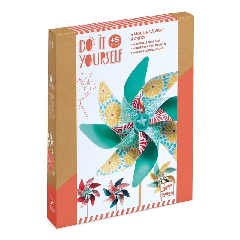 Sweet Windmills DIY Pinwheels Craft Kit