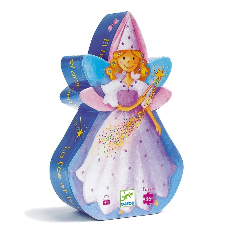 The Fairy & the Unicorn 36pc Silhouette Jigsaw Puzzle