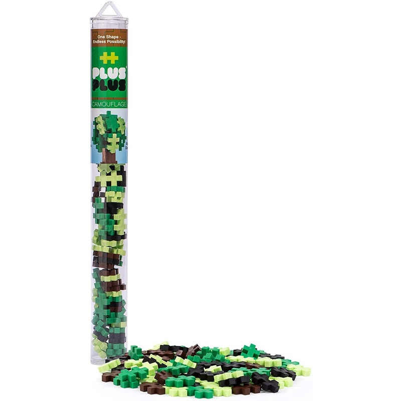 70 pc Plus-Plus Camouflage Tube