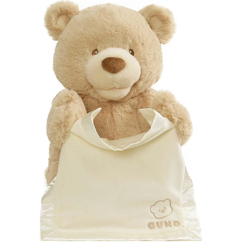 11.5" Animated Peek-A-Boo Bear
