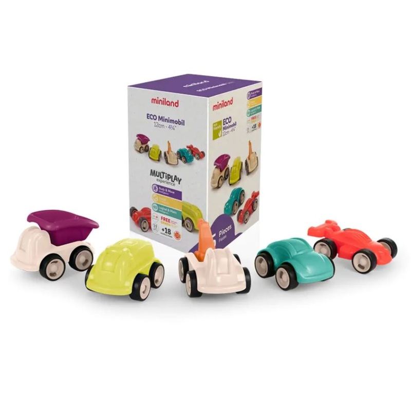 Miniland ECO Minimobiles - 12 cm