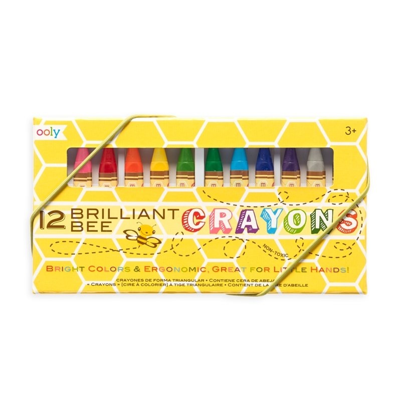 OOLY Brilliant Bee Crayons - Set of 12