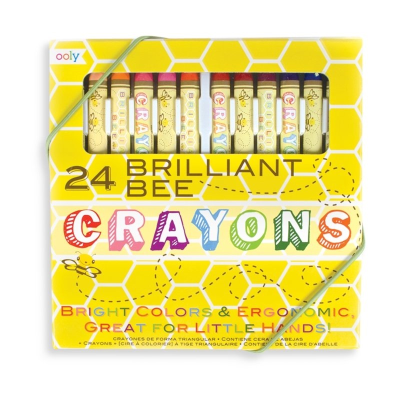 OOLY Brilliant Bee Crayons - Set of 24