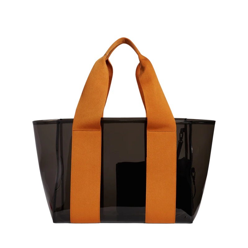 Wellington Cabana Tote - Black/Caramel