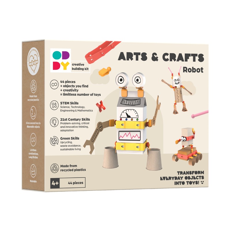 Oddy Arts and Crafts Robot Building Kit