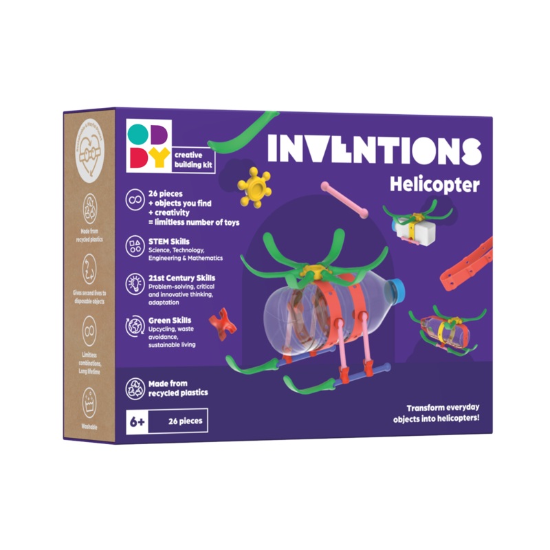 Oddy Inventions Helicopter Building Kit