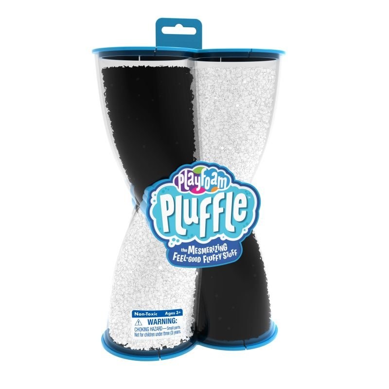 Playfoam Pluffle Black & White 2-Pack