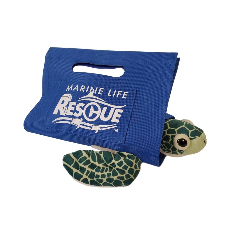 Turtle in Rescue Stretcher