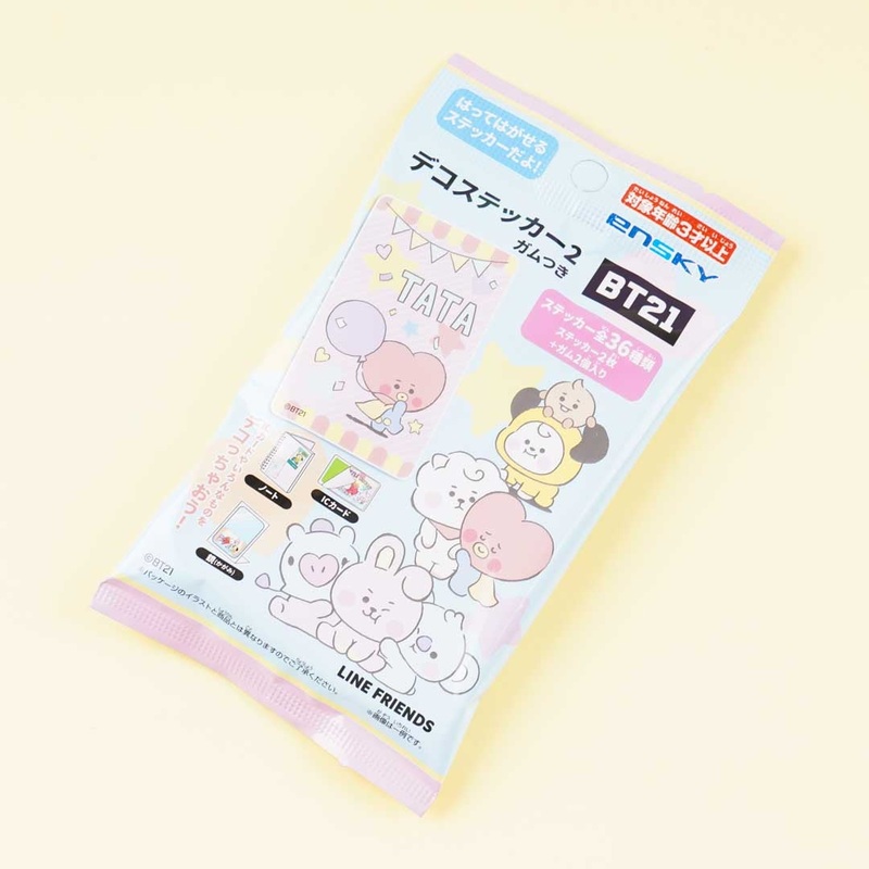 BT21 Deco Sticker 2 With Gum