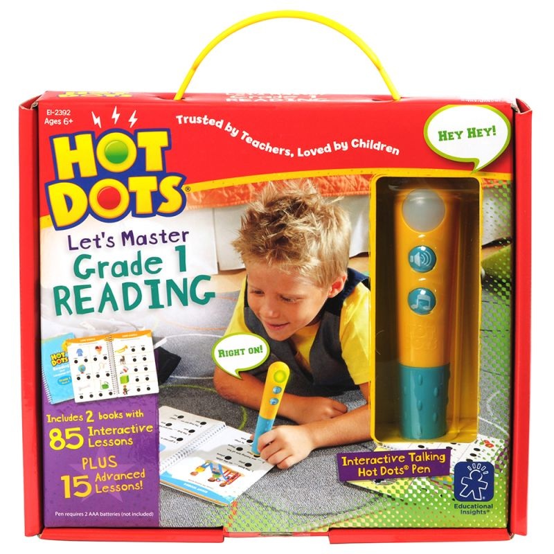Hot Dots Lets Master Grade 1 Reading Set with Hot Dots Pen