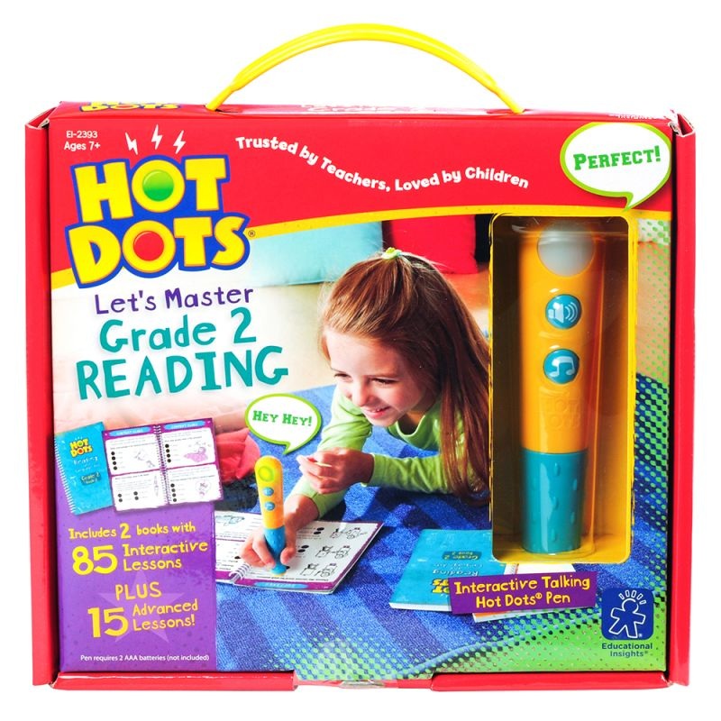 Hot Dots Lets Master Grade 2 Reading Set with Hot Dots Pen
