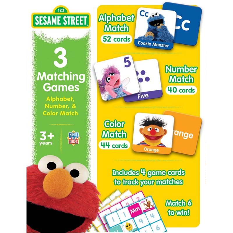 Sesame Street - 3 Matching Games