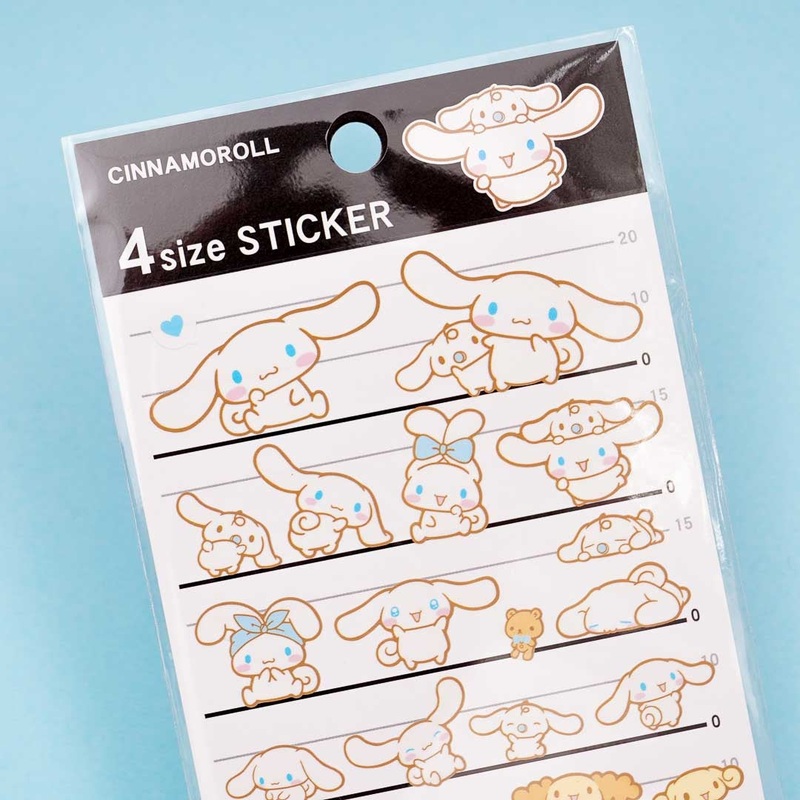 Cinnamoroll 4 Size Sticker Sheet