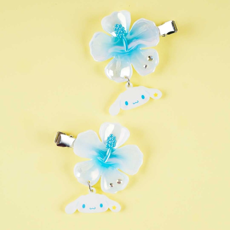Cinnamoroll Hibiscus Gyaru Hair Clip Set