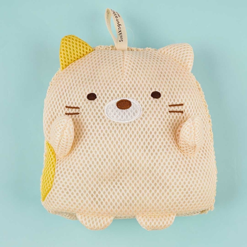 Sumikko Gurashi Puppet Bath Sponge - Neko