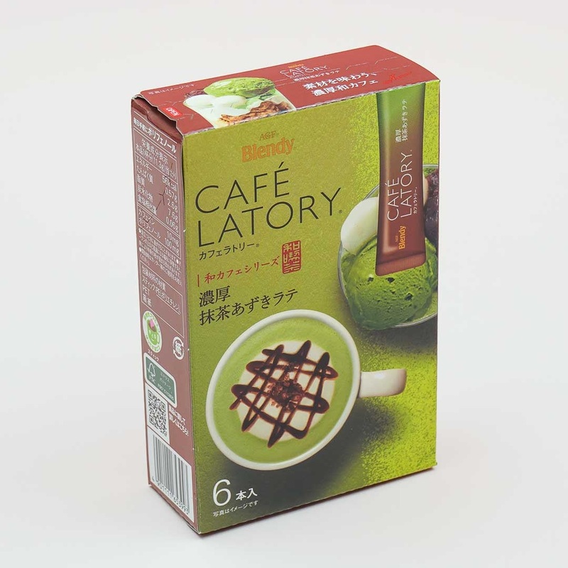 Blendy Cafe Latory Tea Sticks - Rich Matcha Azuki Latte