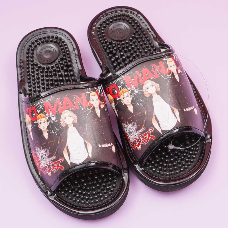 Tokyo Revengers Acupressure Sandals - Black / Medium