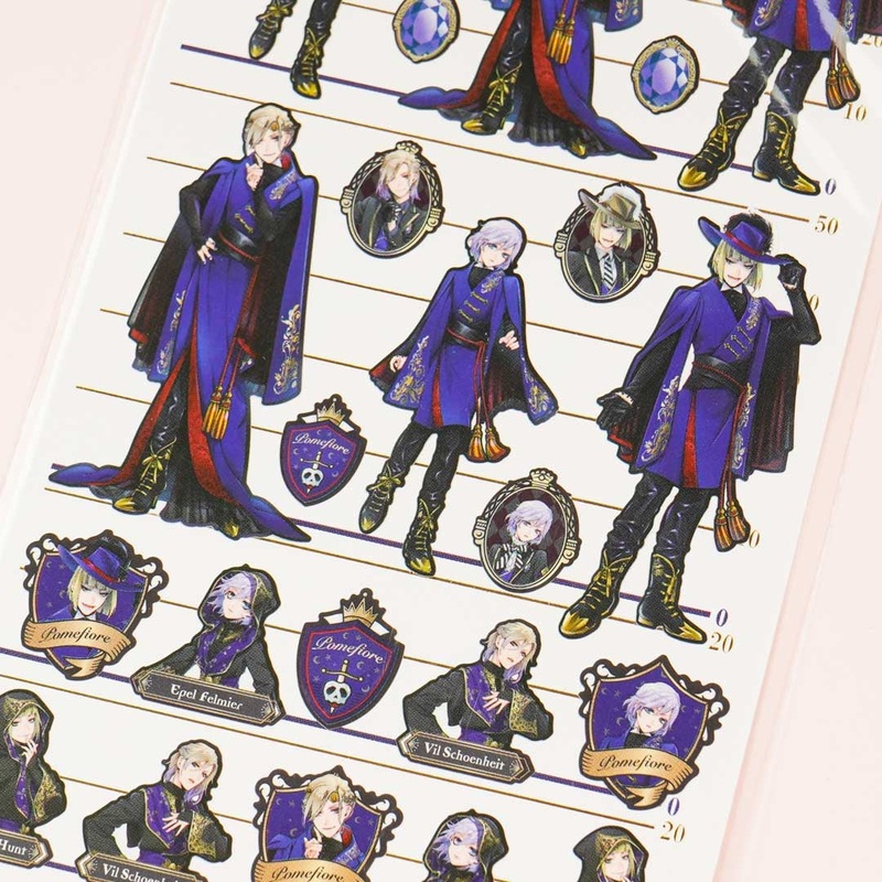 Twisted Wonderland 4 Size Sticker Sheet - Pomefiore