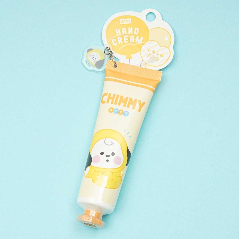 BT21 Hand Cream With Charm - CHIMMY / Lemon