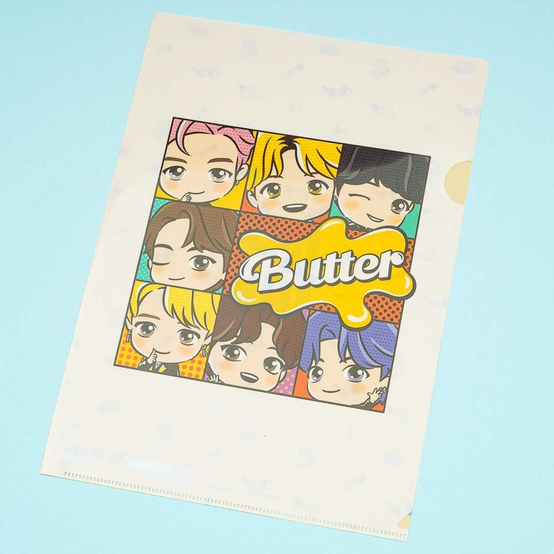 BTS TinyTAN Butter Clear A4 File
