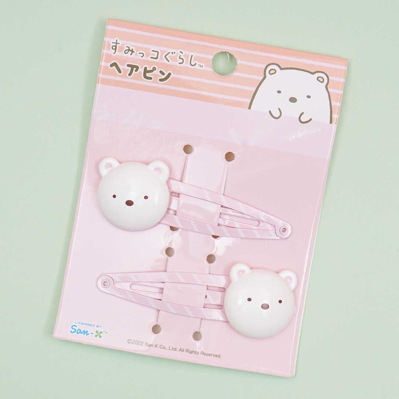Sumikko Gurashi Hair Clips - Shirokuma