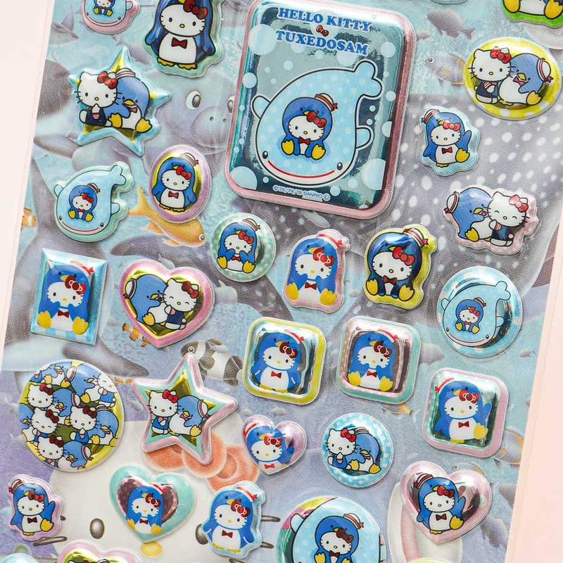 Tuxedosam x Hello Kitty Seal Stickers