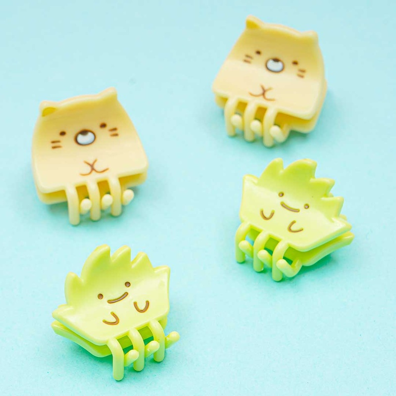 Sumikko Gurashi Mini Hair Clip Set - Neko & Zassou