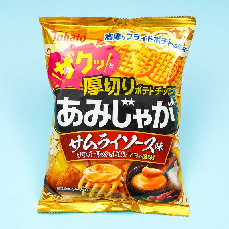 Tohato Amijaga Potato Chips -  Samurai Sauce