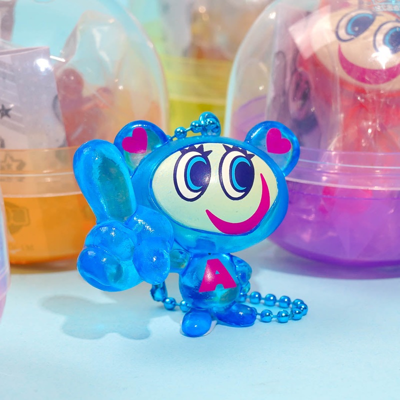 Angel Blue Transparent Mascot Charm Gachapon