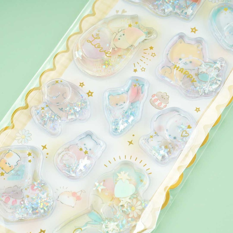 Chima One Room Glitter Water-In Seal Stickers